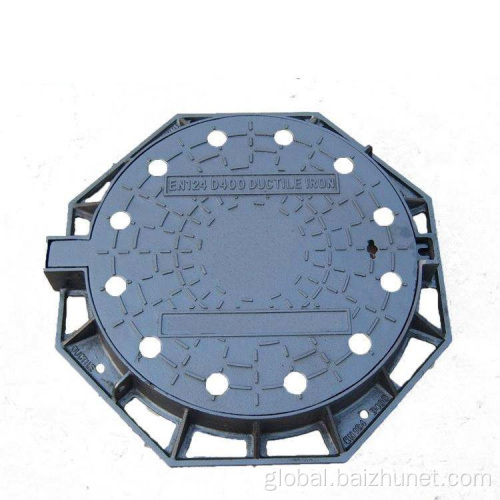 Custom Nodular Cast Iron Manhole Cover Custom nodular cast iron round manhole cover Manufactory